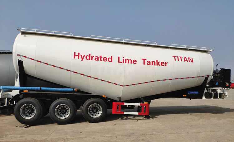 50 tons dry bulk tanker Cement Tanker Trailer flour tankers for sale supplier