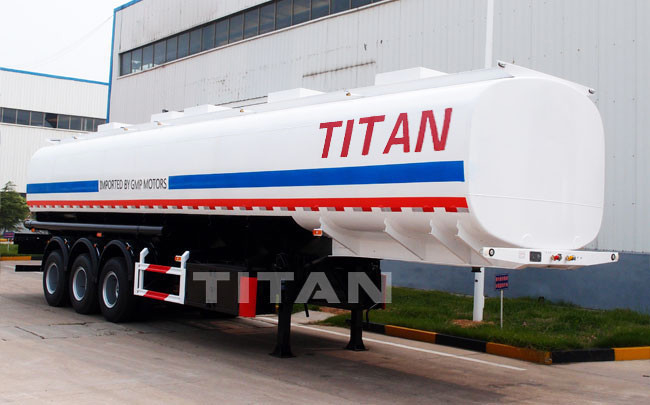 TITAN 40CBM chemical transport tanker trailer Fuel Tanker Trailer supplier