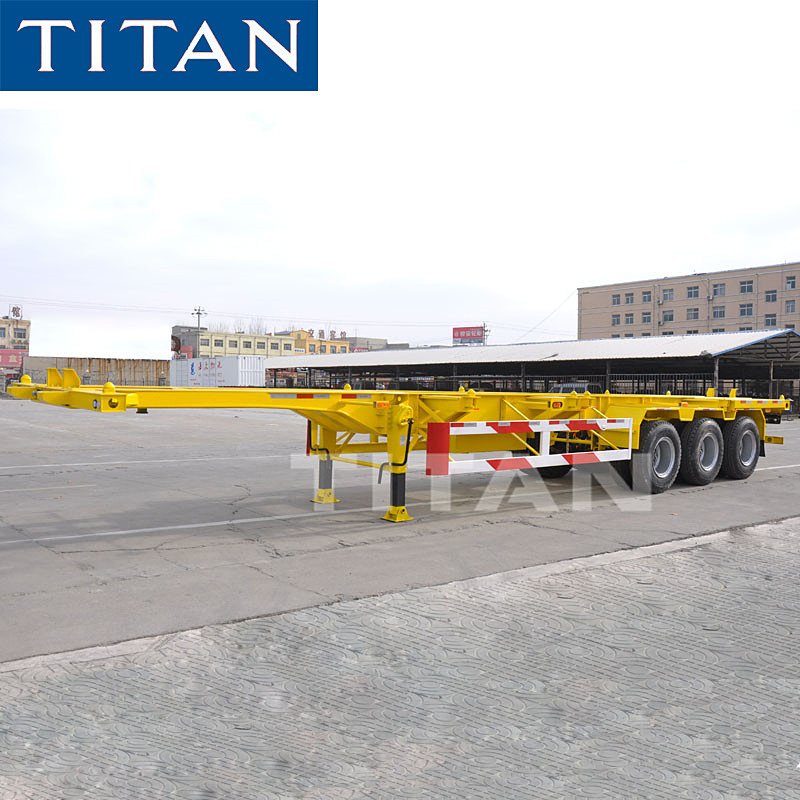 TITAN Skeleton Semi-Trailer For Carry Container Transportation supplier