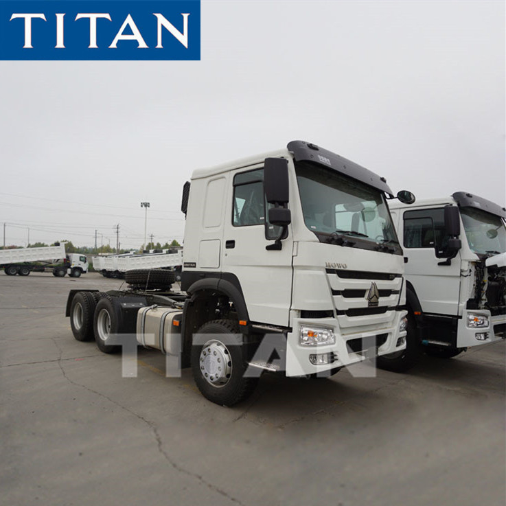 TITAN Low Price Sale most popular 371hp Sinotruk 6X4 Howo tractor truck head for Africa supplier