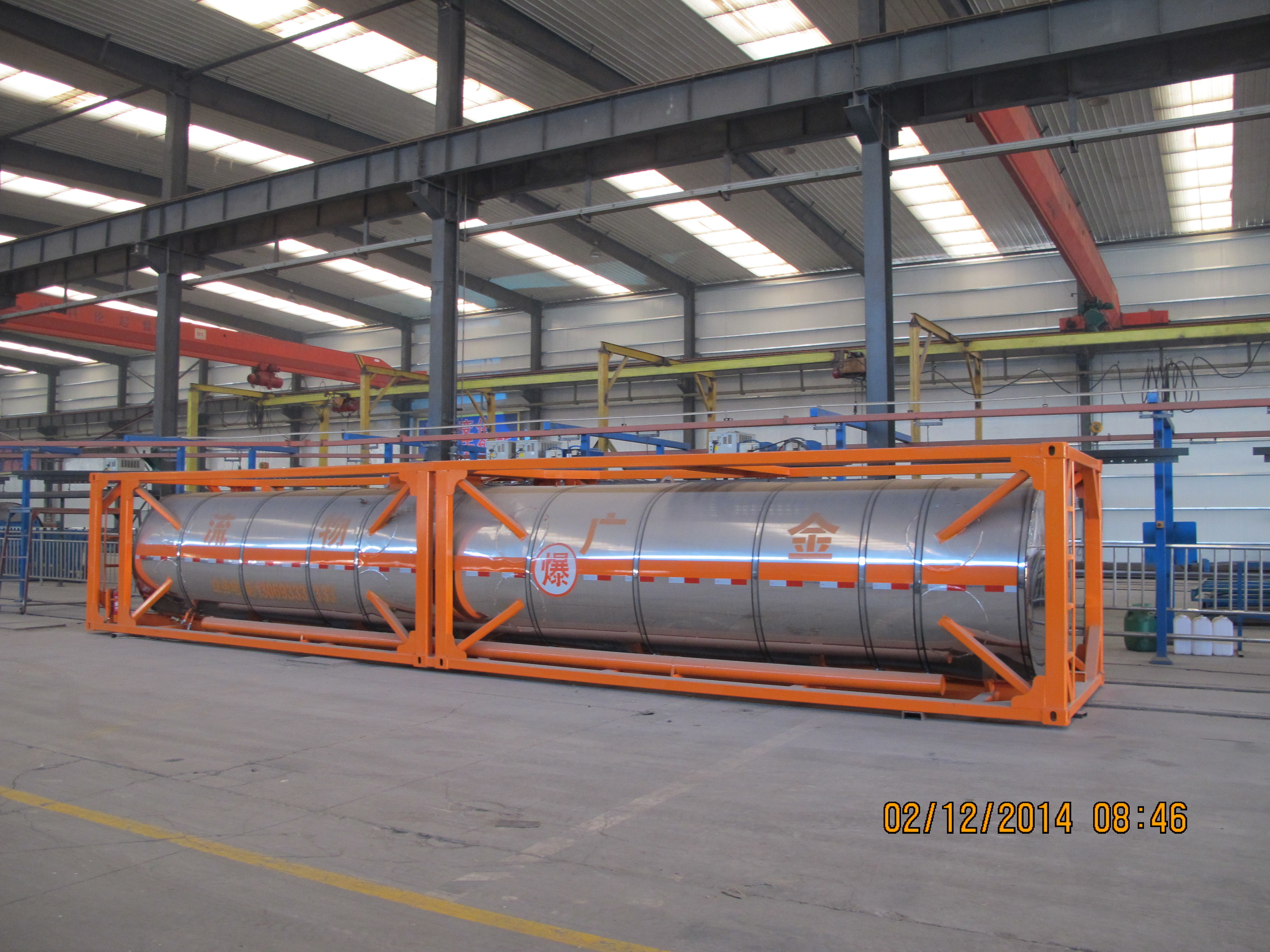 20ft Fuel Tanker Trailer,diesel fuel, petrol, palm oil tank container