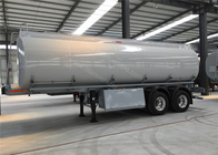 Professional multi compartments petrol liquid tank trailer with 2 axles 38000 liters supplier