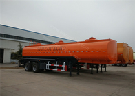Professional multi compartments petrol liquid tank trailer with 2 axles 38000 liters supplier