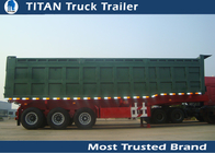 100 Ton Heavy Duty Side Dump Trailer with 3 axles for Construction Transportation supplier