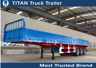 Custom semi flatbed trailers , Tri - axle 20ft 40ft flatbed container semi trailer supplier