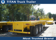 Multipurpose application 40ft flatbed container lorry trailer Heavy duty type supplier