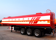 Mechanical / air / bogie suspension petrol diesel oil tanker trailer with multi Volume supplier