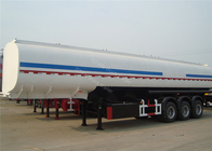 Road fuel tanker trailer for gasoline , petrol , diesel fuel transportation supplier