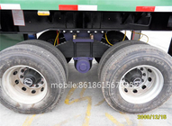 Heavy duty type suspension 2 axles 40ft flat bed trailers 2 inch / 3.5 inch Kingpin supplier