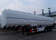 Tri axle tanker trailer for fuel oil , acid , water , diesel Jet A1 transportation supplier