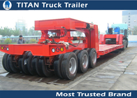Special Transportation 150 ton lowboy Heavy Haul Trailers with 4 lines 8 axles supplier