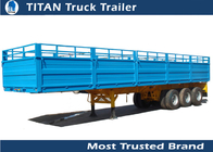 50 tons tri-axle semi-trailer with dropping side wall supplier