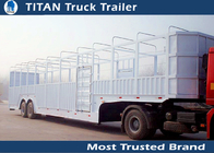 White , green , red Semi auto Transportation car trailer hauler Mechanical suspension supplier