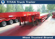 Customized Dimension Extendable Flatbed Trailer For Tower Transportation supplier