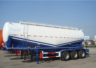 Customized Tri axle v type cement trailer , stainless steel tanker trailers supplier
