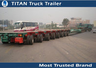 Customized Dimension Heavy Transportation Multi Axle Trailer 100 - 200 ton supplier