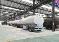 Liquid tank trailers / tanker trailer for petrol diesel crude oil transportation supplier