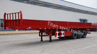 50 Tons - 60 Tons tri - axle side wall cargo semi trailer for Africa market supplier