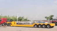 Goose neck detachable 4 axles military lowboy trailer 65 Ton - 80 Tons supplier