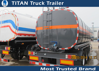 Tri axle carbon steel bitumen tanker trailer with 43000 liters 1compartment supplier