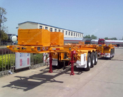 3 Axles 20 ft  Skeletal container semi trailer with 30 tons load capacity supplier