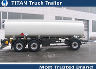 Large capacity Custom fuel tanker Drawbar Trailer with exchangeable king pin supplier