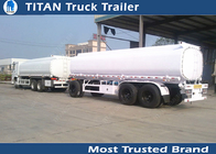 Advanced full draw bar semi monoblock tanker trailer truck with 3 axles supplier