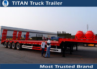 Extendable Heavy Haulage 100 ton low load trailer for carrying excavator supplier