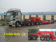 2 - 6 Axles Heavy Haul Trailers , 200 ton Low Loader Trailer for Heavy duty Transports supplier