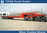 Super low bed transport Semi Trailer trucks Dolly Type payload 200T 2 / 3 / 4 axles supplier