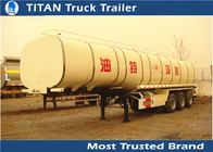 Carbon steel Insulated heavy oil bitumen asphalt tank trailer with 3 axles supplier