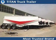 Cement food powder tanker trailer for bulk carbon black 50000liters 3 axles supplier