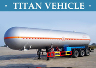 Truck LPG Tanker Trailer , Liquefied Natural Gas Methanol LPG Propane Tanker supplier