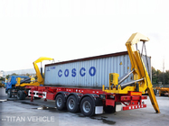 37 ton 40ft  Container Side Loader Trailer , Self Loading Container Trailer supplier