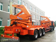 TITAN 37 tonne lifting capacity Side lifter self-loading trailers , 3 axles side loader trucks Trailer supplier