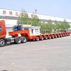 Low Bed hydraulic axle trailer  Transport Modular Trailer Diesel Engine supplier