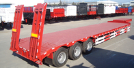 Heavy duty Low Bed Trailer 3 axle 60 ton to 100 tons anti rust chassis surface supplier