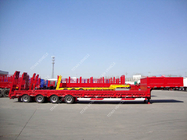 TITAN 4 axle low bed semi trailer 100 ton 120 tons low loader truck trailer supplier