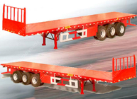 3 axle 20ft 40ft long flat bed trailers  / custom flatbed trailers supplier