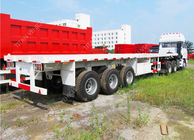 Tri Axle 40ft Container Transport  Flatbed Semi Trailers Manufacturer TITAN supplier