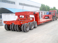 Hydraulic steering lift low loader Multi Axle Trailer for heavy duty equipment transport supplier