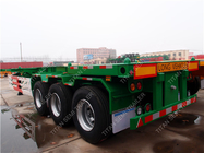 3 Axles 40ft Skeletal Semi Trailer With 12R22.5 Tubeless Tires supplier