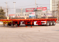 Container Carrier Flat bed Flatbed Semi Truck Trailer For Africa Market supplier