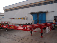 Single Axle Container Trailer Chassis With A 40 Tons Load Capacity supplier