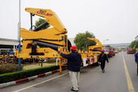 Steel side loading trailer side lifter truck with XCMG cranes supplier