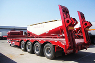 Transport Construction Machinery Low Bed Trailer , Semi Trucks Cargo Trailer supplier