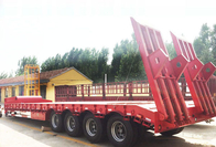 Titan 100 ton 120 ton low bed trailer lowbed semi trailer for sale supplier