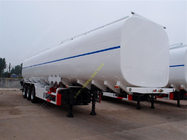 6 Compartments Single Tire type 45000 Liters Fuel Tanker Semi Trailer to Mali supplier