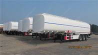6 Compartments Single Tire type 45000 Liters Fuel Tanker Semi Trailer to Mali supplier
