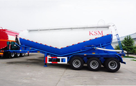 TITAN 50m³ 65 ton powder tanker cement trailer with air compressor supplier